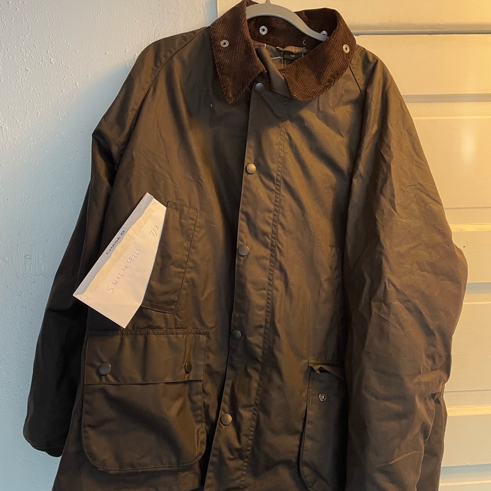 Barbour Bedale Jacket (Olive, Sz 50)